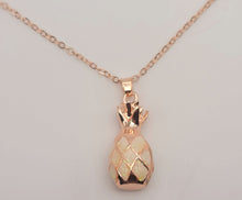 Load image into Gallery viewer, Lovely Hawaiian 3D Pineapple Necklace, Handmade necklace Fruit necklace Pineapple