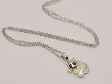 Load image into Gallery viewer, I Love You Necklace Panda - Trendy Heart necklace Silver tone