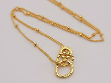 Load image into Gallery viewer, Stainless Steel 3 Ring Eternity Necklace, Infinity Three Circle