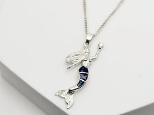 Load image into Gallery viewer, Mermaid Necklace - Mermaid Gifts - Mermaid Pendant - Mermaid Charm Necklace