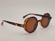 Load image into Gallery viewer, Steampunk Goggles Glasses Round Sunglasses Emo Retro Vintage Print