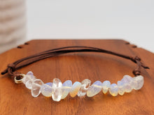 Load image into Gallery viewer, Natural Opal Opalite Bracelet, Handmade Semi Precious Chip Bracelet