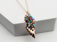 Load image into Gallery viewer, Rose Gold Wing Pendant necklace Trending Necklace , Gold plated charm