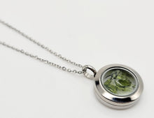 Load image into Gallery viewer, 100 % Natural Handmade Crystal Moldavite Necklace Stainless Steel Gold/ Silver & rose Gold