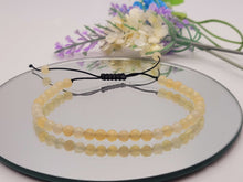 Load image into Gallery viewer, Natural Citrine Bracelet, Handmade Semi Precious Gemstone 4mm