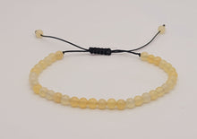 Load image into Gallery viewer, Natural Citrine Bracelet, Handmade Semi Precious Gemstone 4mm