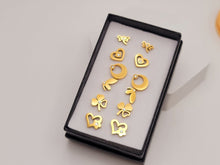 Load image into Gallery viewer, Surgical steel stud earrings set | tarnish free earrings Hypoallergenic earrings Trendy
