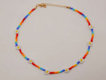 Load image into Gallery viewer, Daisy Flower Necklace, Choker Necklace, Gift for Her, Daisy Choker