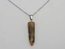 Load image into Gallery viewer, Elegant Silver Tone Agate Point Necklace Gift for him Gift for her
