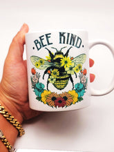Load image into Gallery viewer, Cute Be Kind Mug, Floral Mug Personalized Gifts For Her Bridesmaid Gifts