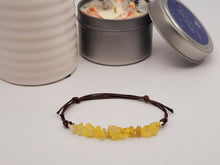 Load image into Gallery viewer, Citrine Bracelet, Robe Adjustable Handmade Semi Precious Gemstone