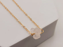 Load image into Gallery viewer, Raw Crystal Necklace, Carnelian Rough Stone Necklace, Amethyst Necklace,