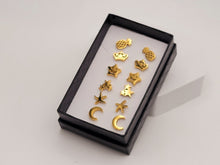 Load image into Gallery viewer, Surgical steel stud earrings set | tarnish free earrings Hypoallergenic earrings