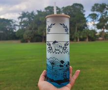 Load image into Gallery viewer, Mushroom Beer Can Glass | Boho Mushroom Coffee Glass 24 OZ