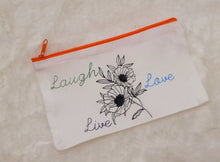 Load image into Gallery viewer, MAKEUP BAG, 1 Makeup bag, Cosmetic Bag, Retro Style Customized Text Print