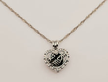 Load image into Gallery viewer, 100% Genuine Natural Moldavite Dove Locker Necklace Best Mom