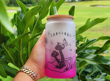 Load image into Gallery viewer, Mushroom Beer Can Glass | Boho Mushroom Coffee Glass | Aesthetic Coffee Glass