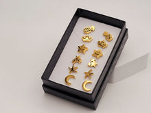 Load image into Gallery viewer, Surgical steel stud earrings set | tarnish free earrings Hypoallergenic earrings