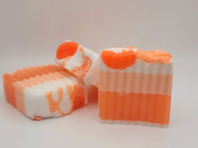 Load image into Gallery viewer, Peaches Soap Bar With Goat's Milk Glycerin Perfect gift for her, Handmade soap, All natural