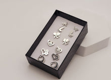 Load image into Gallery viewer, Surgical steel stud earrings set | tarnish free earrings Hypoallergenic earrings Trendy