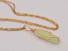 Load image into Gallery viewer, Glow in the Dark Crystal Pointed Necklace, Kid Necklace, Atlantis Cosplay Necklace,