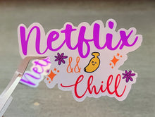 Load image into Gallery viewer, Holographic Waterproof 90s Nostalgia Netflix & Chill