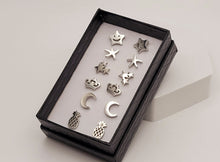 Load image into Gallery viewer, Surgical steel stud earrings set | tarnish free earrings Hypoallergenic earrings