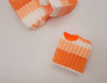 Load image into Gallery viewer, Peaches Soap Bar With Goat's Milk Glycerin Perfect gift for her, Handmade soap, All natural