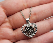 Load image into Gallery viewer, 100% Genuine Natural Moldavite Dove Locker Necklace Best Mom