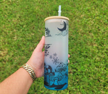 Load image into Gallery viewer, Mushroom Beer Can Glass | Boho Mushroom Coffee Glass 24 OZ