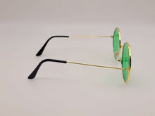 Load image into Gallery viewer, Vintage Big Round Spectacle Sunglasses Frame Fashion Hippie Green Color