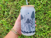Load image into Gallery viewer, Color Changing Mushroom Beer Can Glass | Boho Mushroom Coffee Glass
