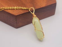 Load image into Gallery viewer, Glow in the Dark Crystal Pointed Necklace, Kid Necklace, Atlantis Cosplay Necklace,