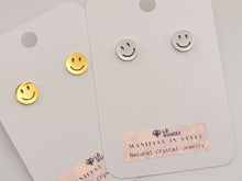 Load image into Gallery viewer, Cute Smiley Face Earrings // Smiley Earrings // Smilie Earrings // Smile