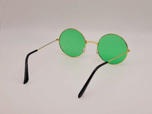 Load image into Gallery viewer, Vintage Big Round Spectacle Sunglasses Frame Fashion Hippie Green Color