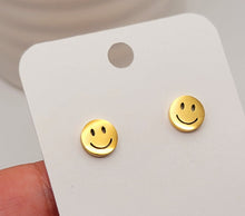 Load image into Gallery viewer, Cute Smiley Face Earrings // Smiley Earrings // Smilie Earrings // Smile