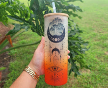 Load image into Gallery viewer, Mushroom Beer Can Glass | Boho Mushroom Coffee Glass 24 OZ