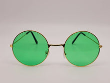 Load image into Gallery viewer, Vintage Big Round Spectacle Sunglasses Frame Fashion Hippie Green Color