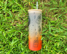 Load image into Gallery viewer, Mushroom Beer Can Glass | Boho Mushroom Coffee Glass 24 OZ