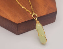 Load image into Gallery viewer, Glow in the Dark Crystal Pointed Necklace, Kid Necklace, Atlantis Cosplay Necklace,