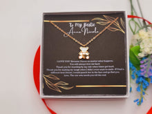 Load image into Gallery viewer, Best friend gift, best friend necklace, best friend distance gifts, best friend birthday gift
