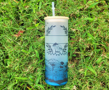 Load image into Gallery viewer, Mushroom Beer Can Glass | Boho Mushroom Coffee Glass 24 OZ