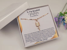Load image into Gallery viewer, To My Beautiful Mom Necklace, Christmas Gift from Daughter, Mom Necklace,