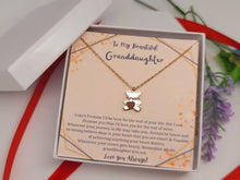 Load image into Gallery viewer, To My Beautiful Granddaughter Necklace, Granddaughter Gift from Grandpa,