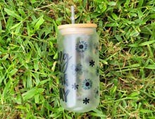 Load image into Gallery viewer, Motivational Glow in dark UV Activated Glow Beer Can Glass 16 oz Motivational