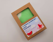 Load image into Gallery viewer, Watermelon Sorbet Handmade Soap Exfoliating Soap Goat's Milk Glycerin Soap