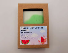 Load image into Gallery viewer, Watermelon Sorbet Handmade Soap Exfoliating Soap Goat's Milk Glycerin Soap