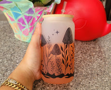Load image into Gallery viewer, Color Changing Mushroom Beer Can Glass | Boho Mushroom Coffee Glass