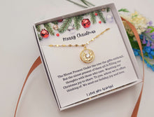 Load image into Gallery viewer, Merry Christmas Necklace, Gift from Daughter, Mom Necklace, Holiday Gift