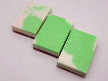 Load image into Gallery viewer, Watermelon Sorbet Handmade Soap Exfoliating Soap Goat's Milk Glycerin Soap